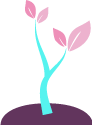 Illustration arbuste rose